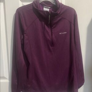 Columbia Deep Purple Half-Zip Pullover